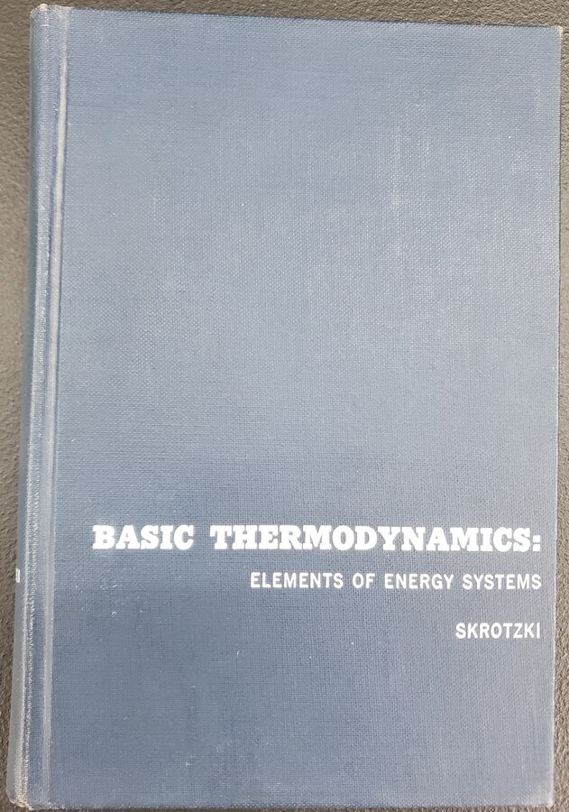 Basic Thermodynamics: Elements of Energy Systems